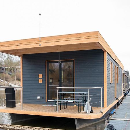 Komfort-Hausboot Diva Mit Kamin Hamburg-Harburg Buitenkant foto