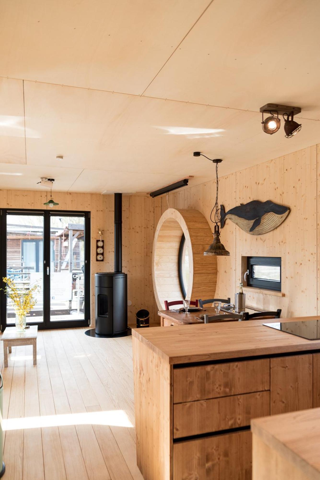 Komfort-Hausboot Diva Mit Kamin Hamburg-Harburg Buitenkant foto