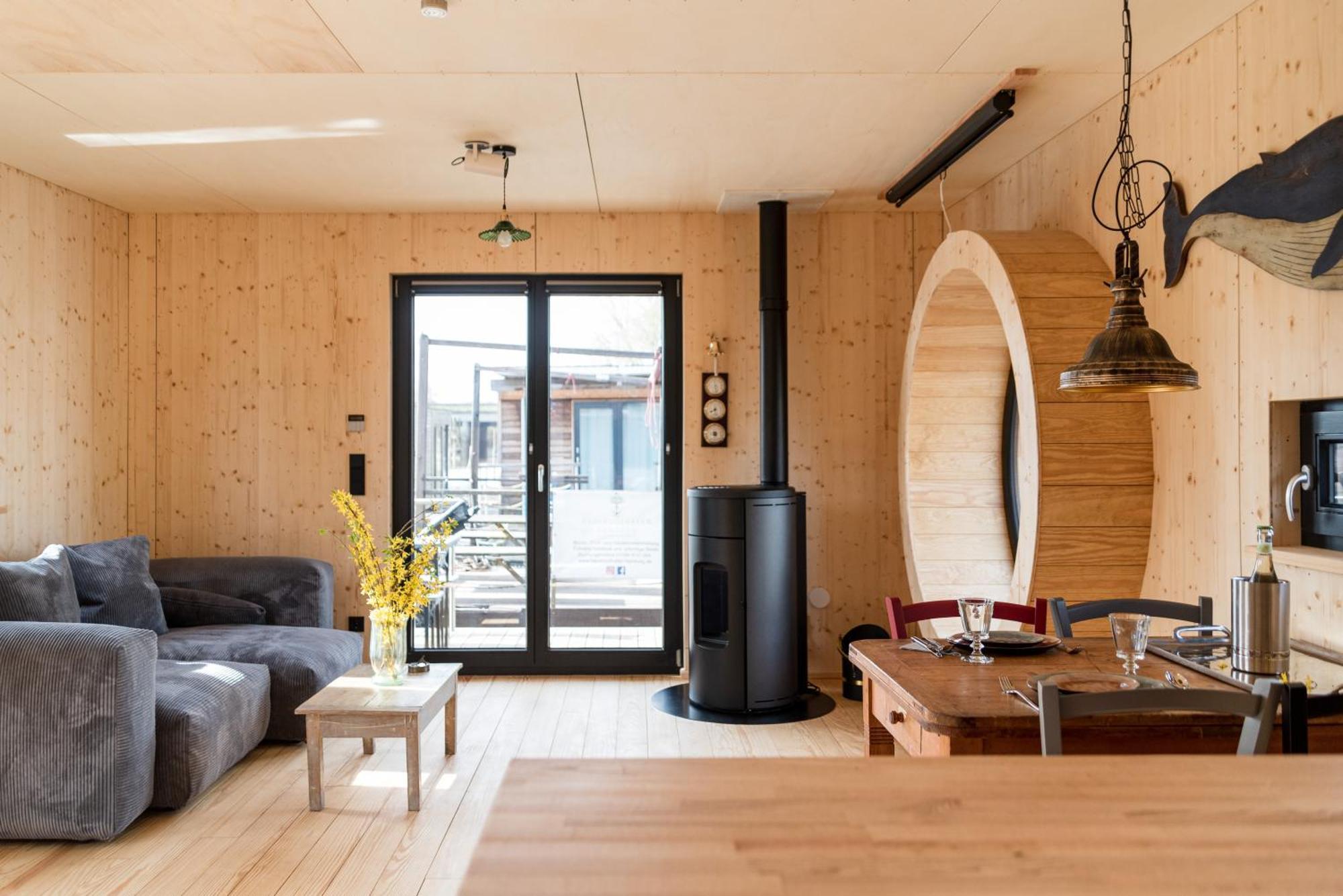 Komfort-Hausboot Diva Mit Kamin Hamburg-Harburg Buitenkant foto